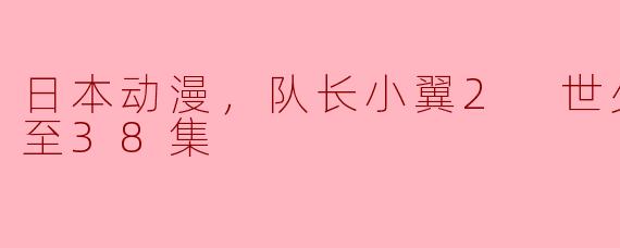 重温经典，《队长小翼2 世少篇》更新至38集的动漫魅力
